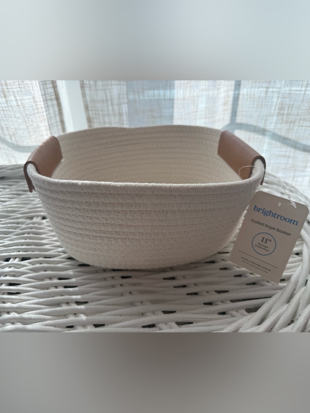Brightroom 11โ Coiled Rope Storage Basket